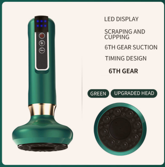 Electric Vacuum Cupping Massager For Body Anti-Cellulite Suction Cup Gua Sha Massage Body Cups Guasha Fat Burning Slimming Jars